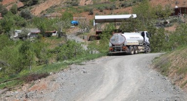 Dulkadiroğlu Bulanık’ta yol çalışmasına başladı..
