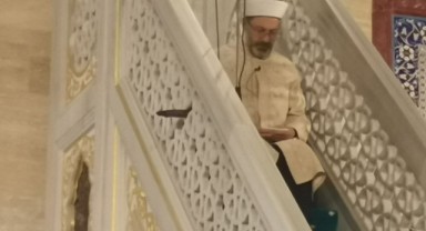 Diyanet İşleri Başkanı Erbaş, Maraş'ta Hutbe Okuyup Cuma Namazı Kıldırdı