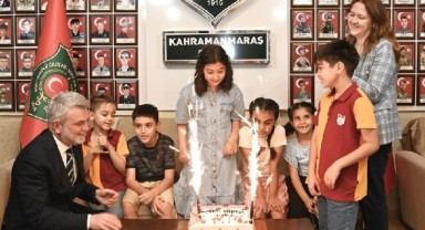 Başkan Görgel’den Şehit Kızına Doğum Günü Sürprizi..