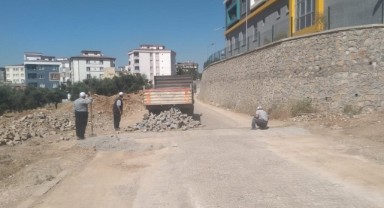 Dulkadiroğlu Belediyesi Ballıca’da çalışıyor..