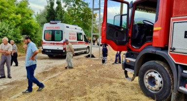 Elbistan‘da elektrik direğinde akıma kapılan bir kişi öldü