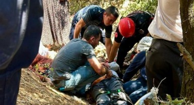 Kahramanmaraş’ta motosiklet şarampole uçtu: 2 yaralı
