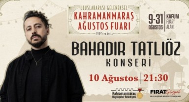 Sevilen Sanatçı Bahadır Tatlıöz Fuarda Sahne Alacak 