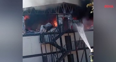 Kahramanmaraş’ta işçilerin barındığı konteynerde yangın çıktı