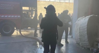 Kahramanmaraş’ta Tekstil Fabrikası Yandı