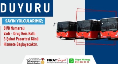 Şehir Merkezinde Yeni Toplu Taşıma Hattı Hizmete Başlıyor 