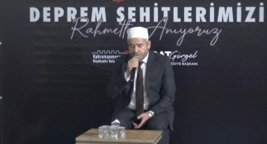Kahramanmaraş'ta Deprem Şehitleri Anıldı..
