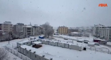 Kahramanmaraş'ta kar yağışı etkili oldu 