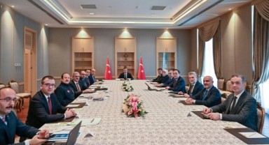 Cumhurbaşkanı Yardımcısı Yılmaz ile Şehrin İçmesuyu Projeleri Ele Alındı..