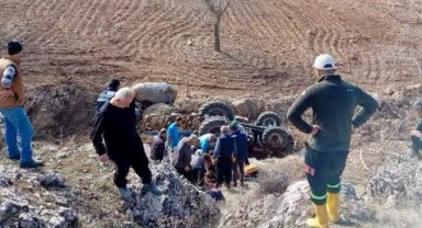 Traktör devrilmesi sonucu bir kişi öldü..
