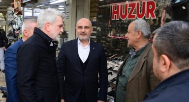 Başkan Görgel, Kapalı Çarşı'da Esnaf ve Vatandaşlarla Bir Araya Geldi..