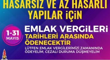 Onikişubat Belediyesi’nden Emlak Vergisi ödemesi hatırlatması.