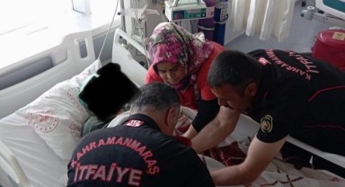 Yaşlı kadının sıkışan yüzüğü kesilerek çıkarıldı..