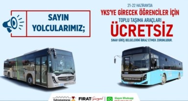Büyükşehir’den YKS Adaylarına Ücretsiz Ulaşım..