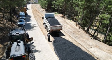 Dulkadiroğlu Pınarbaşı’na Asfalt Döşüyor..
