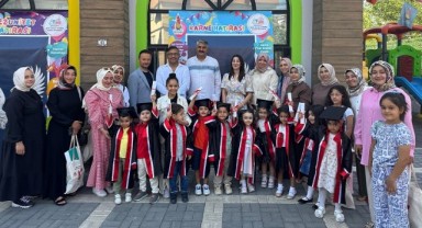 Onikişubat Belediyesi'nin Gündüz Bakımevi'nde ilk mezuniyet heyecanı..