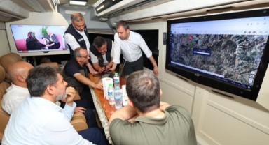 Onikişubat Belediyesi tüm birimleriyle yangın bölgesinde teyakkuzda..