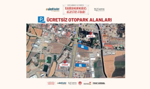 Ağustos Fuarı’nda 3 Farklı Noktada Ücretsiz Otopark Daha..