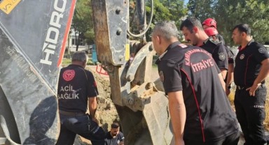 Kahramanmaraş'ta işçi göçük altında kaldı