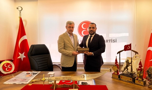 Milliyetçi İş İnsanı Şahinkanat’tan Başkan Metehan’a Hayırlı Olsun Ziyareti