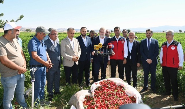 Başkan Görgel; “Coğrafi İşaretli Maraş Biberimizin Hasadı Bereketli Olsun”..