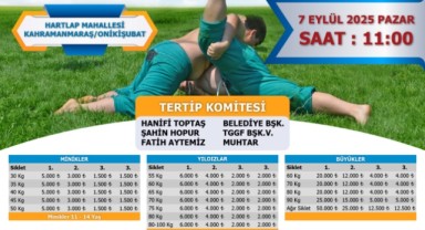 Türk güreşinin nabzı bu yıl da Onikişubat Belediyesi imzasıyla Hartlap'da atacak 