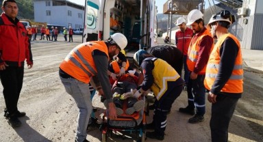 Büyükşehir’den Gerçeği Aratmayan Acil Durum Tatbikatı..
