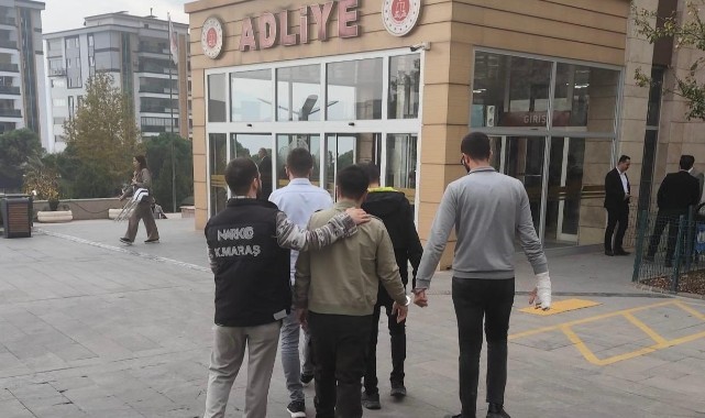Kahramanmaraş'ta Narkotik Operasyonu: 4 Şüpheli Tutuklandı..