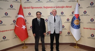 Prof. Dr. Sami Güçlü’den KSÜ Rektörü Prof. Dr. Alptekin Yasım’a Ziyaret..