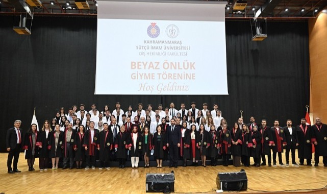 KSÜ Diş Hekimliği Fakültesinde Beyaz Önlük Giydiler..