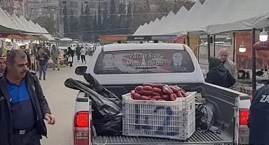 Yöresel Pazarda halk sağlığını tehdit eden ciddi bir ihlal tespit edildi 