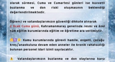 Eğitime Kar Engeli Bir Gün Daha Uzatıldı..