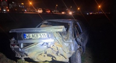 Kahramanmaraş’ta otomobil takla attı: 1 yaralı..