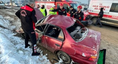 Kahramanmaraş’ta Trafik Kazası: 1 Kişi Ağır Yaralandı..