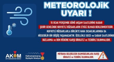 Rüzgâr ve Soğuk Hava Uyarısı; Buzlanma ve Don Riskine Dikkat!..