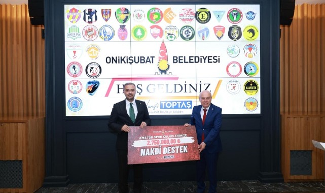 Başkan Toptaş'tan Amatör Spora Dev Destek!..