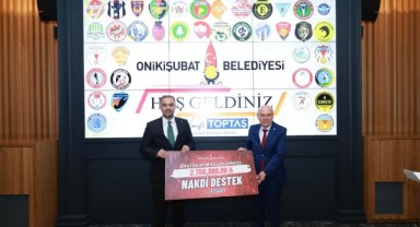Başkan Toptaş'tan Amatör Spora Dev Destek!..