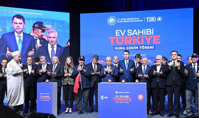 Kahramanmaraş’ta 8 bin 195 Sosyal Konutun Hak Sahibi Belirlendi..