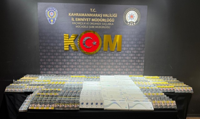 Kahramanmaraş’ta Kaçakçılık ve Uyuşturucuya Darbe..