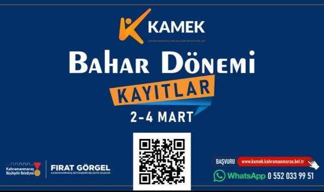 KAMEK’te Bahar Dönemi Başlıyor!.