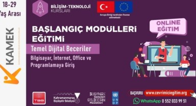KAMEK’ten Gençlere Uluslararası Destekli Dijital Eğitim..