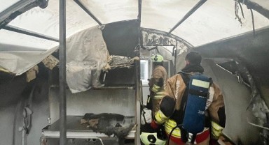 Konteyner Kentte Yangın Paniği..