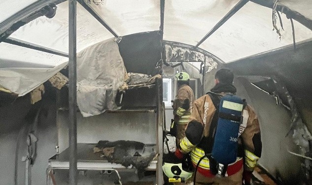 Konteyner Kentte Yangın Paniği..