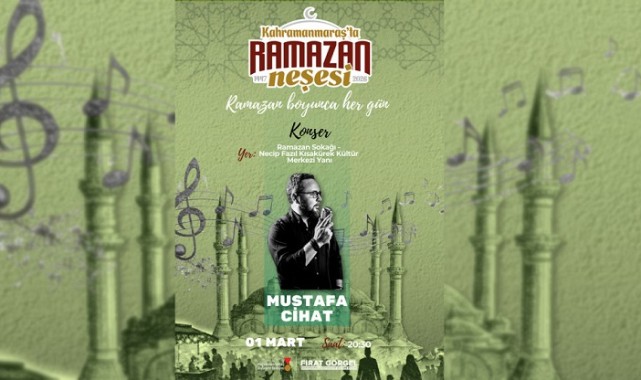 Mustafa Cihat, Ramazan Sokağı’nda Ezgi ve İlahilerle Gönüllere Dokunacak.