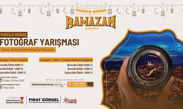 Pusula Maraş’tan Gençlere Ramazan Temalı Ödüllü Fotoğraf Yarışması..