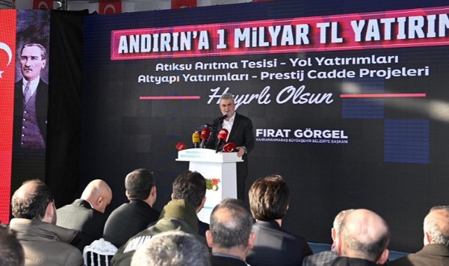Başkan Görgel: “Andırın’ımıza 1 Milyar TL’yi Aşan Yatırım Yaptık”..