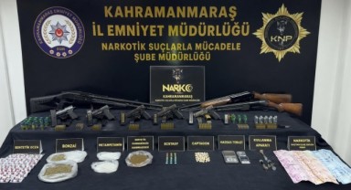 Kahramanmaraş merkezli uyuşturucu operasyonu: 45 gözaltı 