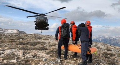 Kahramanmaraş’ta dağ yolunda kalp krizi: Helikopterle tahliye edildi 