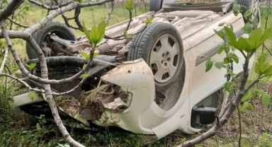 Kahramanmaraş’ta hafif ticari araç takla attı: 1 yaralı 