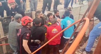 Kahramanmaraş’ta altyapı çalışmasında göçük: 1 yaralı..